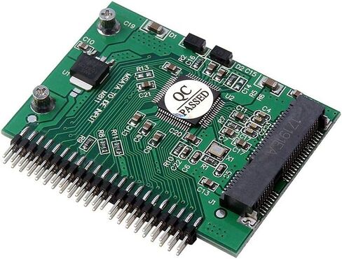 JMT Mini PCI-e MSata 1.8 SSD to 2.5 IDE inch HDD Hard Disk 3.3V 44pin Card PCI E Express mSATA SSD Adapter Converter for Laptop PC in Kuwait