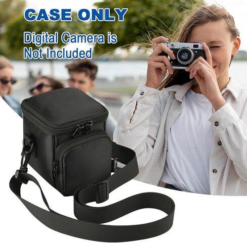 حقيبة حمل الكاميرا متوافقة مع الكاميرات الرقمية KODAK PIXPRO AZ405/AZ425/AZ255/AZ401/AZ421/AZ528، حقيبة تخزين وحقيبة حماية للكاميرا الرقمية مع حزام الكتف (الجراب فقط) in Kuwait