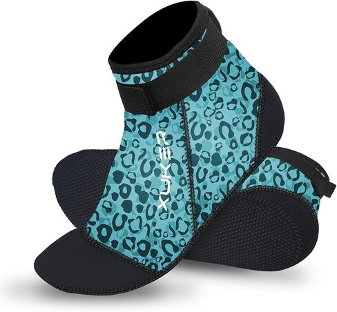 XUKER Water Socks Neoprene Socks, 3mm Glue Blind Stitch Sand Beach Volleyball Wetsuit Socks Water Booties for Diving in Saudi Arabia