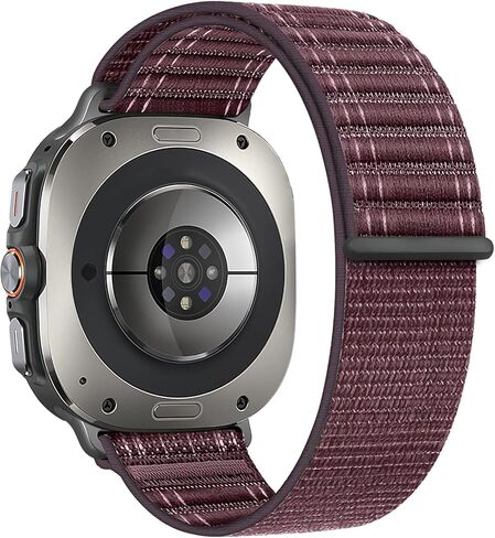 سوار قماش YuiYuKa لساعة Galaxy Watch Ultra Bands (2025/2024) 47 مم، حزام رياضي من النايلون الناعم قابل للتعديل بديل منسوج لساعة Samsung Galaxy Watch Ultra Band 47 مم للرجال والنساء in Kuwait