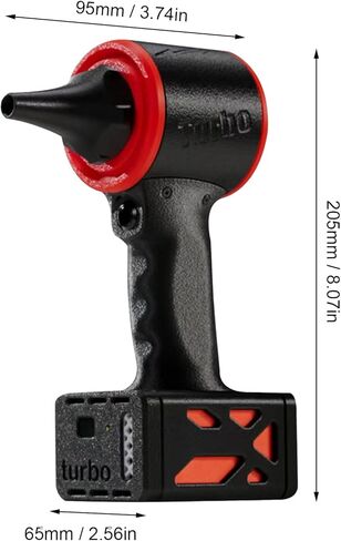 Luocute Compressed Air Duster, 130000RPM Electric Air Blower with Brushless Motor, 28000Pa Wind Pressure 115m / S Speed, Rechargeable Cordless Dust Cleaner for Keyboard Computer Car in Kuwait