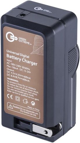 Green Extreme Compact Smart Charger with LCD Screen for Canon BP-406, GX-CH1-NB4 in Kuwait