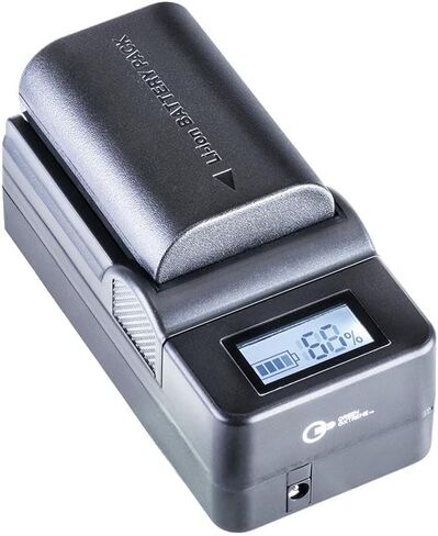 Green Extreme Compact Smart Charger with LCD Screen for Canon BP-406, GX-CH1-NB4 in Kuwait