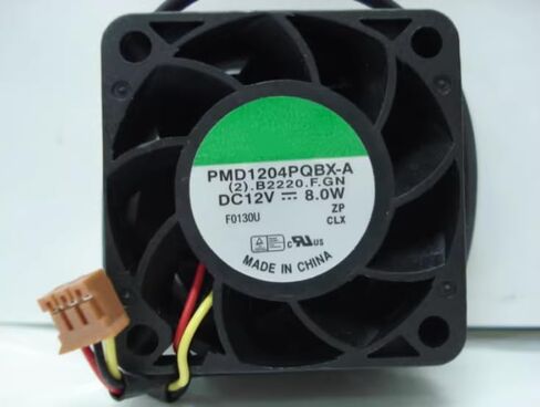 PMD1204PQBX-A DC 12V 8.0W 40x40x28mm مروحة تبريد 3 أسلاك in Kuwait