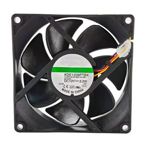 KDE1209PTBX DC 12V 3.2W 92x92x25mm مروحة تبريد 3 أسلاك in Kuwait