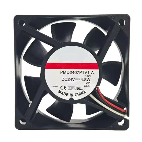 PMD2407PTV1-A DC 24V 4.8W 70x70x25mm مروحة تبريد 3 أسلاك in Kuwait