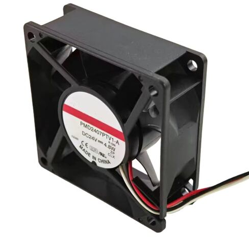 PMD2407PTV1-A DC 24V 4.8W 70x70x25mm مروحة تبريد 3 أسلاك in Kuwait