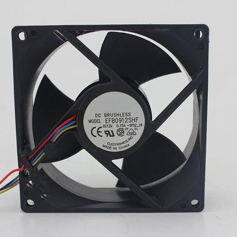 EFB0912SHF DC 12V 0.75A 90x90x32mm مروحة تبريد 4 أسلاك in Kuwait