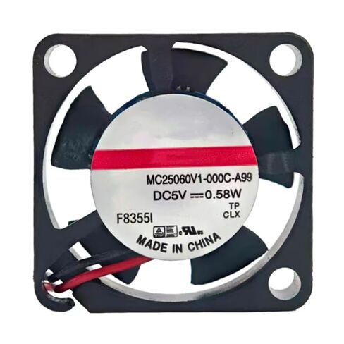 MC25060V1-000C-A99 DC 5V 0.58W 25x25x06mm مروحة تبريد بسلكين in Kuwait