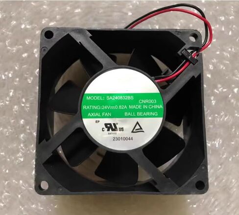 SA240832BS DC 24V 0.82A 80x80x32mm مروحة تبريد بسلكين in Kuwait
