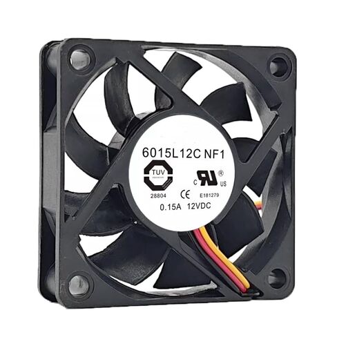 6015L12C NF1 DC 12V 0.15A 60x60x15mm 3-Wire Cooling Fan in Kuwait