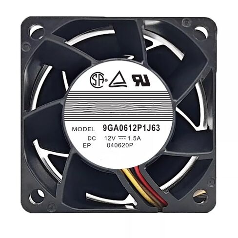 9GA0612P1J63 DC 12V 1.5A 60x60x38mm 4-Wire Cooling Fan in Kuwait