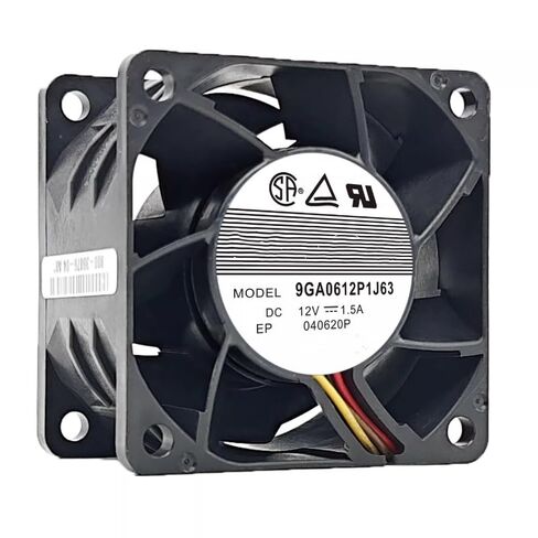 9GA0612P1J63 DC 12V 1.5A 60x60x38mm 4-Wire Cooling Fan in Kuwait