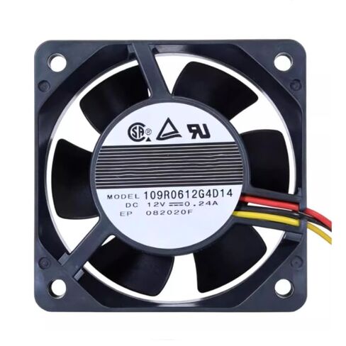 109R0612G4D14 DC 12V 0.24A 60x60x25mm 3-Wire Cooling Fan in Kuwait