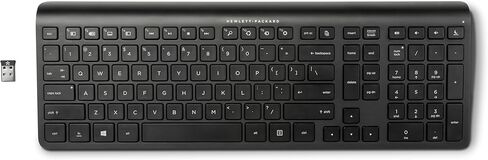 غطاء لوحة المفاتيح متوافق مع غطاء لوحة المفاتيح اللاسلكية HP K3500 - غطاء لوحة المفاتيح الملتف يحمي من السوائل والأوساخ والغبار - سهل التنظيف، خالٍ من اللاتكس in Kuwait