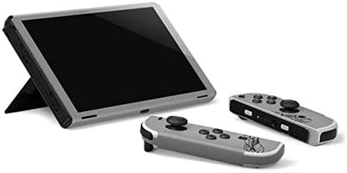 Skinit Decal Gaming Skin Compatible with Nintendo Switch OLED (2021) - Officially Licensed DC Comics Cyborg Comic Pop Design in Saudi Arabia