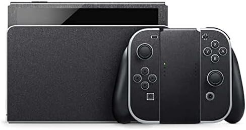غلاف Skinit المخصص للألعاب متوافق مع Nintendo Switch OLED (2021) - تصميم ذو نسيج فولاذي مصقول مرخص رسميًا in Kuwait