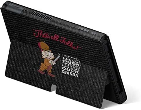 ملصق ألعاب Skinit متوافق مع Nintendo Switch OLED (2021) - تصميم Looney Tunes Elmer Fudd المرخص رسميًا in Kuwait
