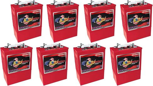 8pc US BATTERY USL16HC-XC2 Group Size 903 6V 420A Deep Cycle Flooded Lead Acid Battery in Kuwait