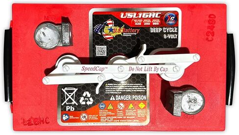 8pc US BATTERY USL16HC-XC2 Group Size 903 6V 420A Deep Cycle Flooded Lead Acid Battery in Kuwait