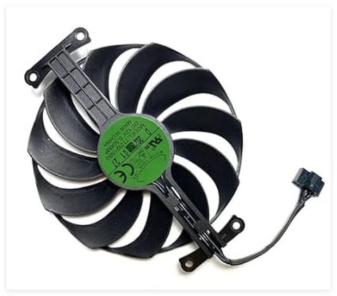 T129215SU CF1010U12D FDC10U12D9-C RTX 3060 RTX 3050gpu RTX 3060 Ti GPU استبدال مروحة ASUS Phoenix ROG Strix RTX 3060 12gb 3050 مروحة تبريد بطاقة الرسومات الهادئة 95 مم 6 دبابيس in Kuwait