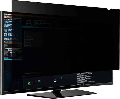 Computer Screen Privacy Shield 24 inches for Widescreen Computer Monitor or Curved Monitor – Date Protection for Desktop Computer Security – Anti-Glare, Anti-Scratch, Blocks 96% UV–16:9 Aspect Ratio in Kuwait