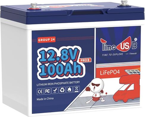 بطارية ليثيوم Timeusb 12V 140Ah LiFePO4 مع حماية منخفضة الحرارة، 5.0 بلوتوث، 150A BMS، 700A تفريغ @1s، المجموعة 31 بطاريات محركات التصيد ذات الدورة العميقة لليخوت والقوارب والمركبات الترفيهية والبحرية (4 عبوات) in Kuwait