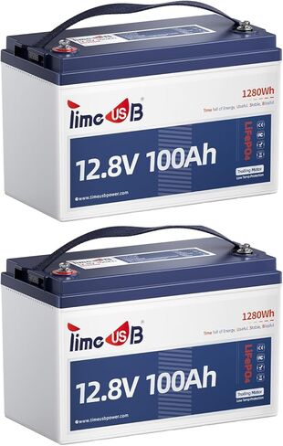 بطارية ليثيوم Timeusb 12V 140Ah LiFePO4 مع حماية منخفضة الحرارة، 5.0 بلوتوث، 150A BMS، 700A تفريغ @1s، المجموعة 31 بطاريات محركات التصيد ذات الدورة العميقة لليخوت والقوارب والمركبات الترفيهية والبحرية (4 عبوات) in Kuwait