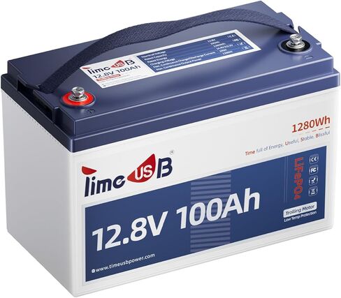 بطارية ليثيوم Timeusb 12V 140Ah LiFePO4 مع حماية منخفضة الحرارة، 5.0 بلوتوث، 150A BMS، 700A تفريغ @1s، المجموعة 31 بطاريات محركات التصيد ذات الدورة العميقة لليخوت والقوارب والمركبات الترفيهية والبحرية (4 عبوات) in Kuwait