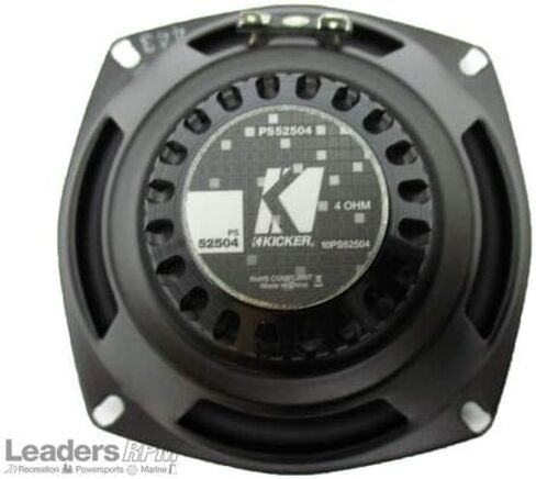 مكبرات صوت Kicker 10PS5250 5.25 + سلك مقاوم للماء PS5250 متوافق مع دراجة نارية Harley Davidson (متجدد) in Kuwait