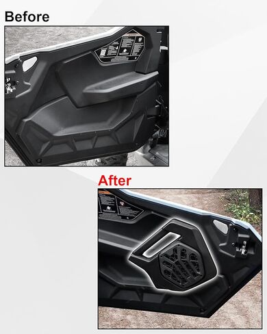 SAUTVS 6.5" Door Speakers Pods for RZR PRO XP/R/S 2025+ Accessories, 6.5 inch Front Door Speaker Enclosures Panels for Polaris RZR PRO XP/R/S 4 2025+(1 Pair) in Kuwait