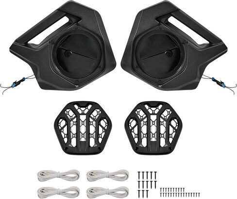 SAUTVS 6.5" Door Speakers Pods for RZR PRO XP/R/S 2025+ Accessories, 6.5 inch Front Door Speaker Enclosures Panels for Polaris RZR PRO XP/R/S 4 2025+(1 Pair) in Kuwait