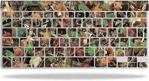 MightySkins Skin Compatible with Apple Wireless Keyboard – Buck Camo | Protective, Durable, and Unique Vinyl Decal wrap Cover | Easy to Apply, Remove, and Change Styles | Made in The USA in Kuwait