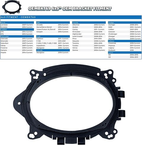 ممفيس OEMBKT69 محولات مكبر الصوت 6X9 الخاصة بالمركبة in Kuwait