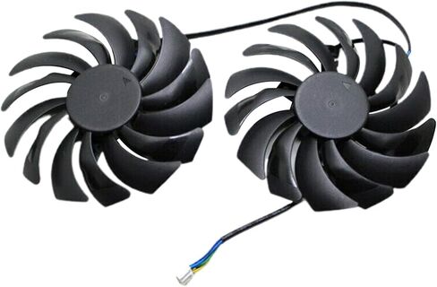 2 Packs New Computer PC Graphics Card Fans 25dBA 0010B12HH 0.40A for MSI 08060 580 in Kuwait