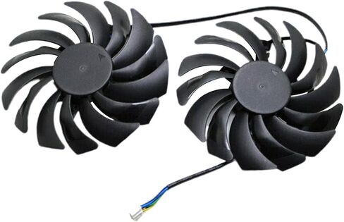 2 Packs New Computer PC Graphics Card Fans 25dBA 0010B12HH 0.40A for MSI 08060 580 in Kuwait