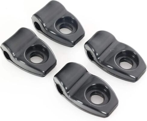 Riddell SpeedFlex Facemask Clips Full Set of 4 (2 Upper, 2 Lower) | Football Face Mask Quick Release Attachment Hardware Replacement Parts - Green Gridiron in Saudi Arabia