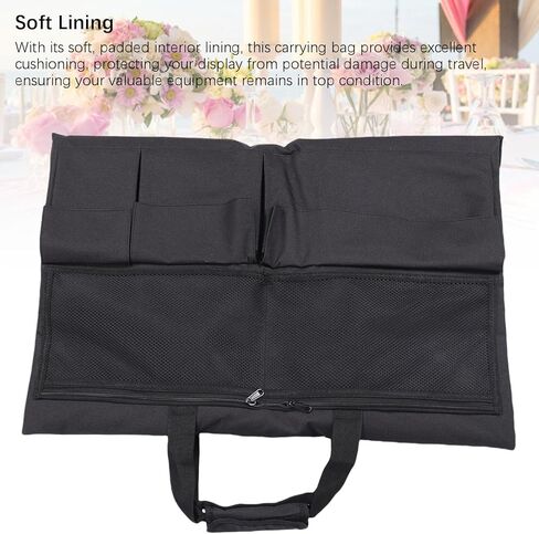 Naroote Monitor Carrying Case, Travel Case for 27 Inch LCD Screens Display, Computer Dust Cover Bag with Padded Lining & Multi Pockets, Ideal for Desktop Computer Accessories in Kuwait