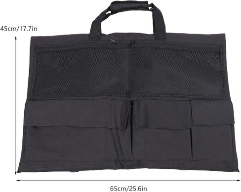 Naroote Monitor Carrying Case, Travel Case for 27 Inch LCD Screens Display, Computer Dust Cover Bag with Padded Lining & Multi Pockets, Ideal for Desktop Computer Accessories in Kuwait