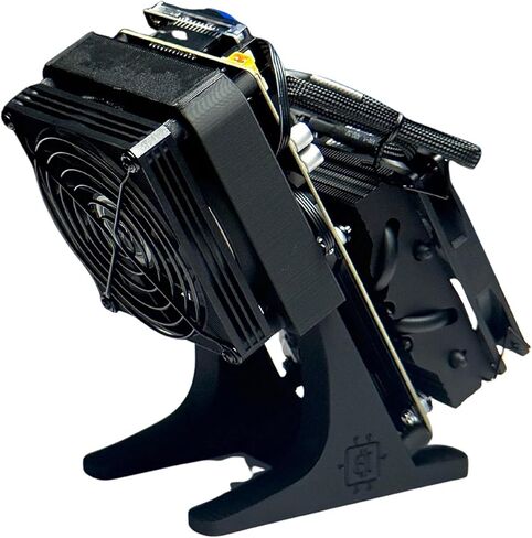 Home Bitcoin Miner NerdQaxe++ 6TH/s 100W with Upgraded BM1370 ASIC Chips Plug and Play with 2.4G WiFi Dual-Fan Quiet Operation for Efficient Crypto Miner Bitcoin Miner for Beginners in Kuwait