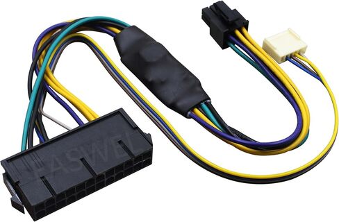 Generic ملون 24-Pin ATX إلى 6-Pin PCI-E PSU مهائي كابلات الطاقة لبيئات خادم HP Elite 8100/8200/8300/800G1 in Kuwait