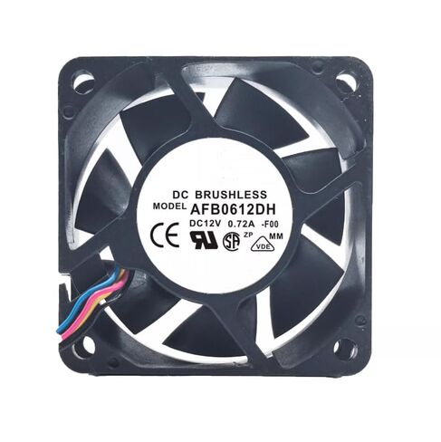 AFB0612DH DC 12V 0.72A 60x60x25mm مروحة تبريد 4 أسلاك in Kuwait