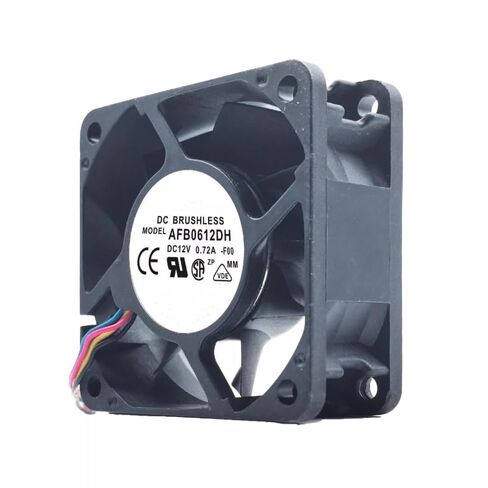 AFB0612DH DC 12V 0.72A 60x60x25mm مروحة تبريد 4 أسلاك in Kuwait