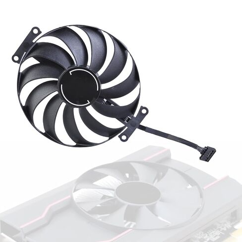 1PC 95mm Graphics Card Cooling VGA Fan FDC10U12D9-C 6Pin 12V Coolers Fan for GTX1650 PHGTX1650-O4GD6-P in Kuwait