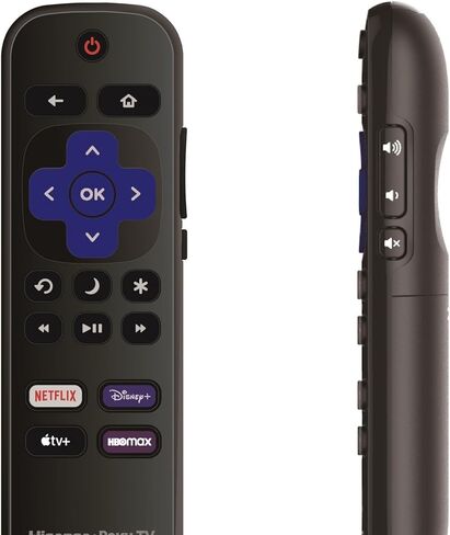 OEM Replacement Remote Control Compatible with All Hisense Roku TV Smart 4K Ultra HDTV 【Only Works with Hisense Roku TV, Not for Roku Stick and Roku Box】 (Netflix/Apple TV+ / Paramount+/ HBO Max) in Saudi Arabia