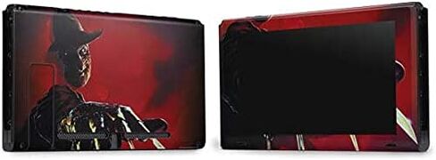 Skinit Decal Gaming Skin Compatible with Nintendo Switch Bundle - Officially Licensed Nightmare on Elm Street Freddy Krueger Design in Saudi Arabia