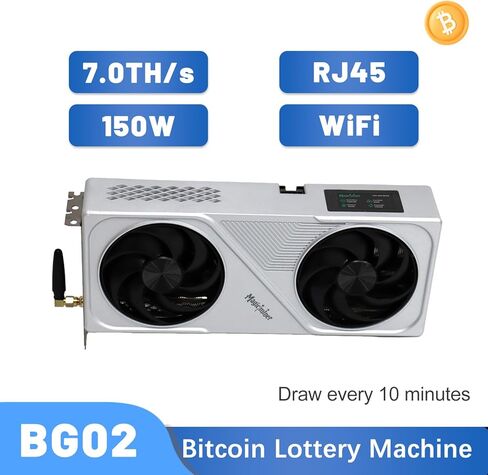 Magicminer BG02 ASIC Miner – 7TH/s SHA-256, 150W Low Power, Silent WiFi BTC/BCH Mining Machine for Home & Office, Plug-and-Play Setup for Crypto Mining Beginners & Enthusiasts in Kuwait