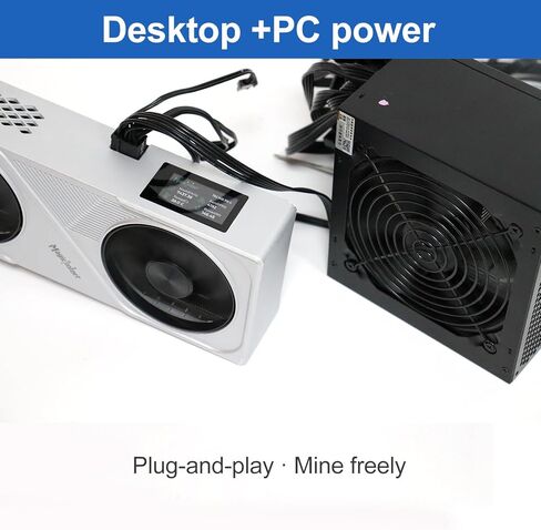 Magicminer BG02 ASIC Miner – 7TH/s SHA-256, 150W Low Power, Silent WiFi BTC/BCH Mining Machine for Home & Office, Plug-and-Play Setup for Crypto Mining Beginners & Enthusiasts in Kuwait