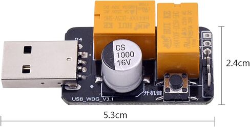 Watchdog Card USB Unattended Automatic Restart Blue Screen Crash Timer Reboot with Switch for Server Monitoring System in Kuwait
