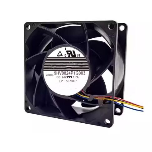 9HV0824P1G003 DC 24V 1.7A 80x80x38mm مروحة تبريد 4 أسلاك in Kuwait